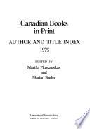 Canadian Books in Print