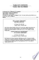 Canadian Case Citations, 1867-July 1998