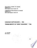Canadian Earthquakes