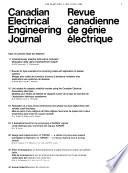 Canadian Electrical Engineering Journal