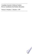 Canadian Journal of African Studies