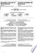 Canadian Journal of Biochemistry