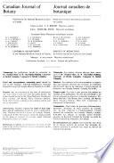 Canadian Journal of Botany