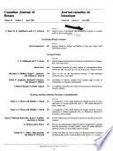Canadian Journal of Botany