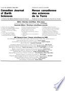 Canadian Journal of Earth Sciences