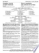 Canadian Journal of Earth Sciences