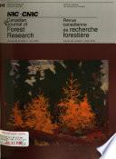 Canadian Journal of Forest Research