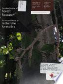 Canadian Journal of Forest Research