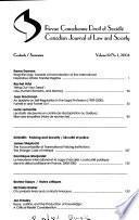 Canadian Journal of Law and Society