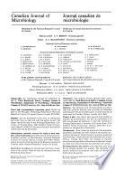 Canadian Journal of Microbiology