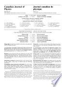 Canadian Journal of Physics