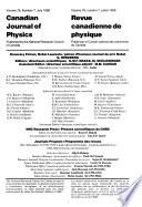 Canadian Journal of Physics
