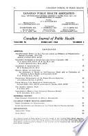Canadian Journal of Public Health