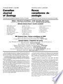 Canadian Journal of Zoology