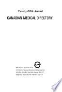 Canadian Medical Directory