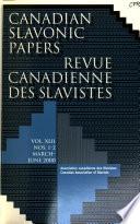 Canadian Slavonic Papers