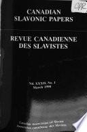 Canadian Slavonic Papers