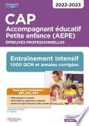 CAP Accompagnant éducatif Petite enfance - Epreuves professionnelles - EP1, EP2 et EP3