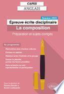CAPES Anglais - Epreuve écrite disciplinaire - La composition - Session 2023