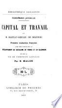 Capital et travail