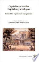 Capitales culturelles, capitales symboliques