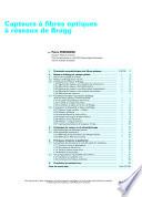 Capteurs a Fibres Optiques a Reseaux de Bragg