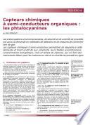 Capteurs Chimiques a Semi-Conducteurs Organiques : Les Phtalocyanines