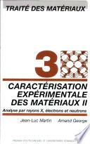 Caractérisation expérimentale des matériaux