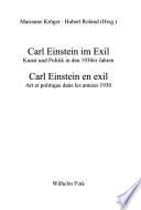 Carl Einstein en exil