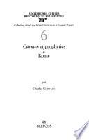 Carmen et prophéties à Rome