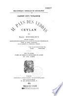 Carnet d'un voyageur au pays des Veddas