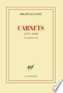 Carnets 1995-1998 (La Troisième Semaison)
