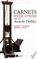 Carnets d'exécutions