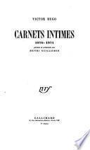 Carnets intimes, 1870-1871