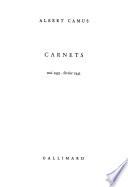 Carnets: Mai 1935-février 1942
