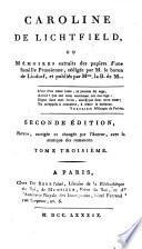 Caroline de Lichtfield, ou Mémoires extraits des papiers d'une famille prussienne,