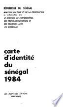 Carte d'identité du Sénégal