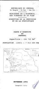 Carte d'identité du Sénégal