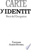 Carte d'identité