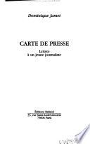 Carte de presse