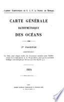 Carte générale bathymétrique des océans ...