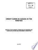 Cartes de Crédit Au Canada Dans Les Années Quatre-vingt-dix