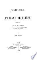 Cartulaire de l'abbaye de Flines