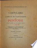Cartulaire de l'abbaye de Saint-Martin de Pontoise
