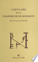 Cartulaire de la chartreuse de Bonnefoy