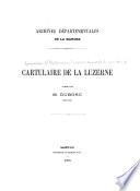 Cartulaire de la Luzerne