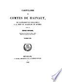 Cartulaire des Comtes de Hainaut
