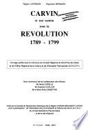 Carvin et son canton sous la Révolution, 1789-1799