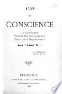 Cas de conscience