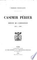 Casimir Périer, député de l'opposition, 1817-1830